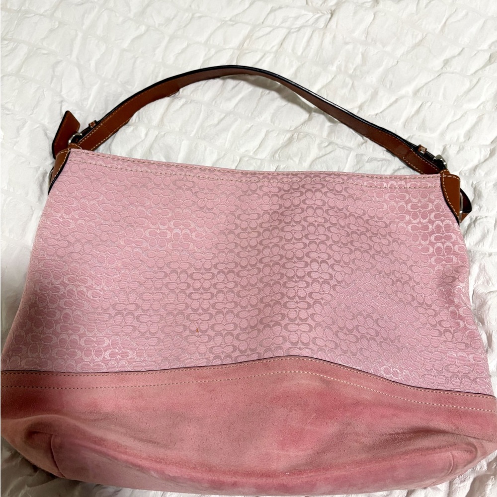 Vintage coach bag bundle + keychain